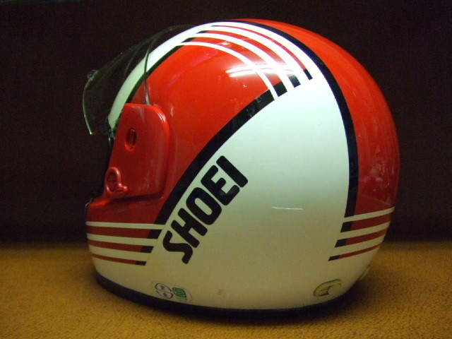 レーサーレプリカ ビンテージ ヘルメットリペア Shoeiショウエイ フルフェイス Helmet Repair ヘルメットリペア ニコニコモータース