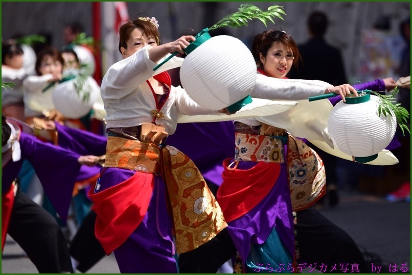 厄除よさこい　2015（４）華咲舞楽・雁微笑連・しん_b0104774_22082161.jpg