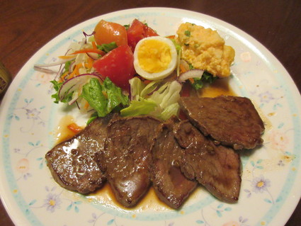今日の晩酌☆アテは肉と野菜(^。^)♪_c0212604_1954198.jpg