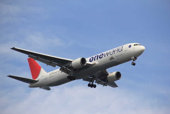 JAL モデルプレーン アーク塗装 JAL 旧塗装 アーク塗装 ボーイング767-300 ワンワールド塗装