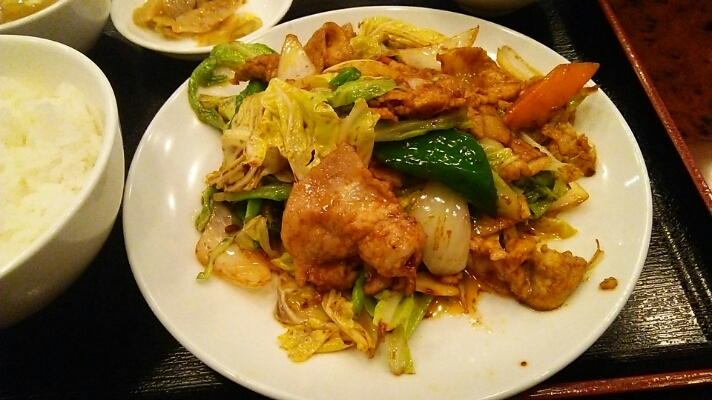 今日はホイコーロー!「味の初」@西新宿_c0212604_1744530.jpg