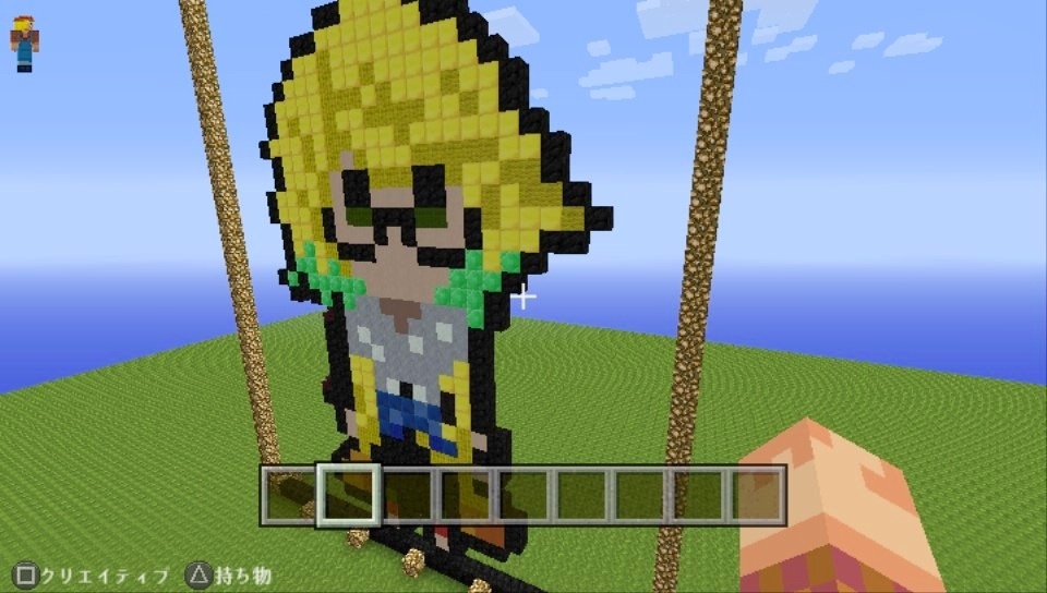 マインクラフトで幕末rockの桂小五郎 ドット絵 作ってみましたぁ 笑 エリのほのぼの日記