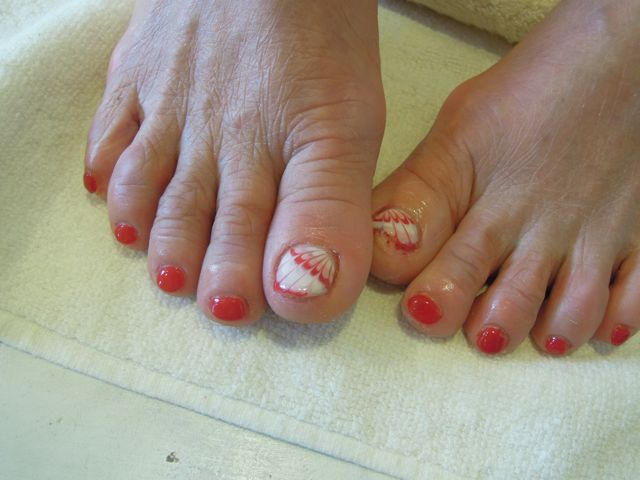 Peacock Foot Nail_a0239065_19471169.jpg