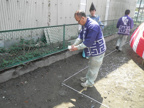 東京モデルハウス地鎮祭_f0073301_9543234.jpg