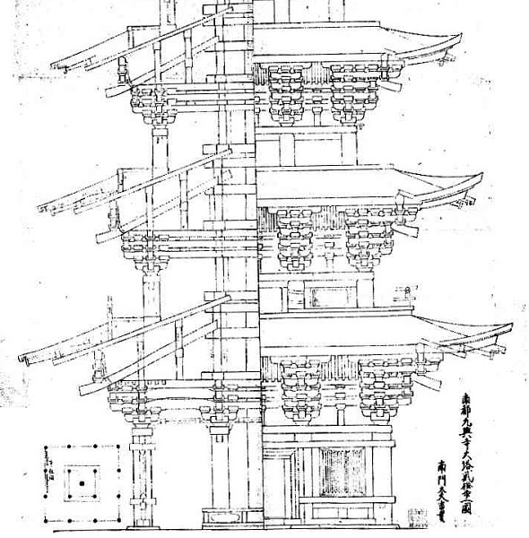 67．塔の積層方法   日本に有って中国に無いもの1_e0309314_20380735.jpg