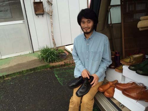 「はきもの工房うえの」の上野さんがお立ち寄り下さいました。_a0251920_11143457.jpg