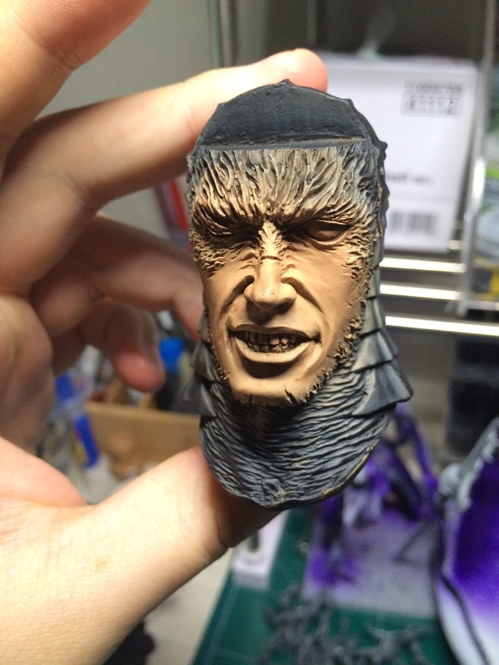 HEADLONG ガッツ胸像 狂戦士狼顔 : san's workshop