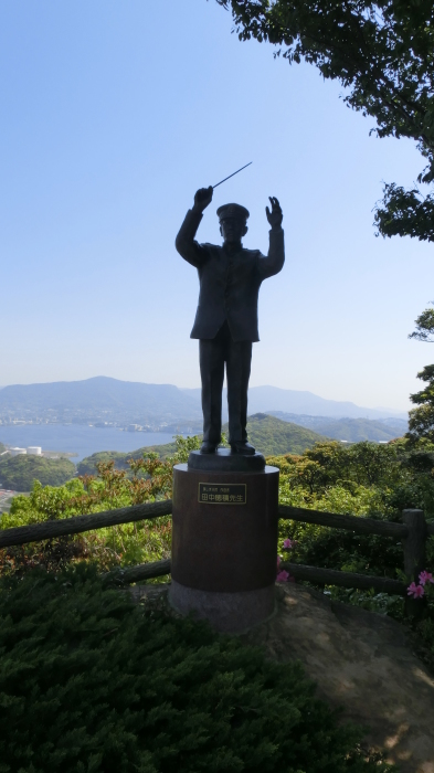293.美しき天然その3(展海峰)田中穂積の像292,293参照 名曲歌碑めぐり(童謡唱歌等の歌碑をたずね歌の心や真意を探る)