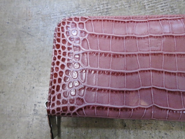 続きましても別注Orobianco ・・・ CROCO型押しLEATHER LONG WALLET (別注)!★!_d0152280_1754049.jpg