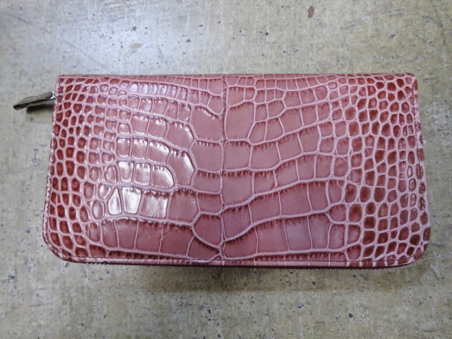 続きましても別注Orobianco ・・・ CROCO型押しLEATHER LONG WALLET (別注)!★!_d0152280_17541221.jpg