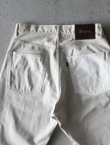 Nepco　R-Pattern Straight Jean / White_b0139281_18332717.jpg