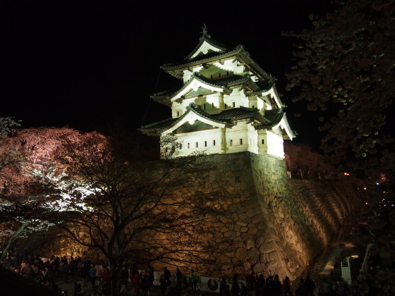 弘前公園の夜桜*2015.04.25_b0147224_214303.jpg