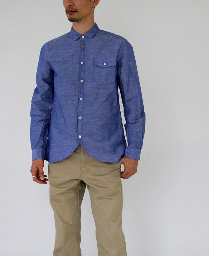 ◆Irish Linen Round Hem Shirt_e0142928_1811655.jpg