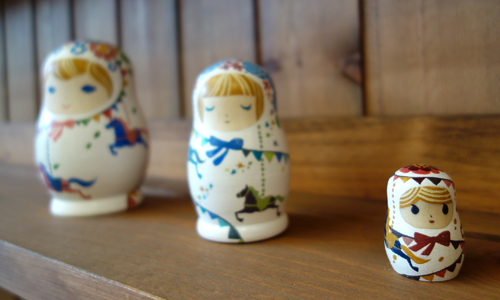 今日まで!村上トモミ*イラスト展「マトリョーシュカフェ」_a0017350_07531164.jpg