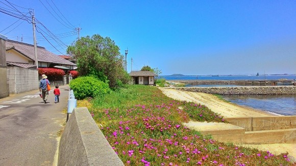 海岸で砂遊び（能古島　北浦）_f0201157_22452711.jpg