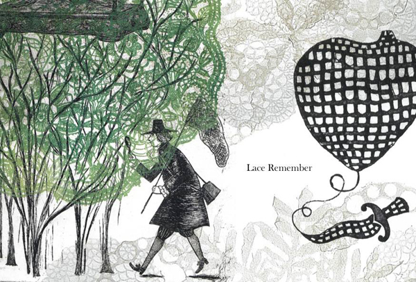 『Lace Remember 版画と手漉き和紙の３人展』目眩くレースの記憶_b0010487_22500192.jpg