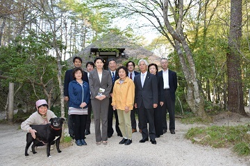 小渕優子前経産大臣が来村_d0003224_10421392.jpg