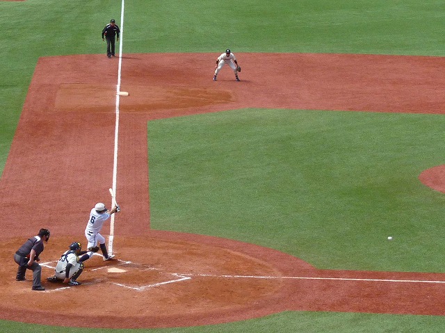 國學院大対中央大 4月22日 東都大学野球1部 前半_b0166128_2251328.jpg