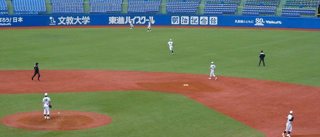 國學院大対中央大 4月22日 東都大学野球1部 前半_b0166128_6541753.jpg