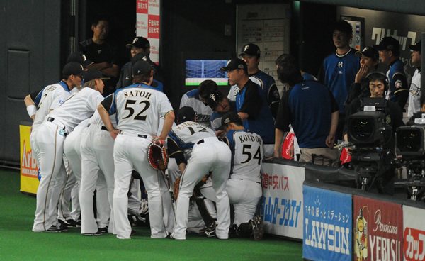 【ホークス戦】おまんるいホムラン被弾【10戦目】今日は燃えなかった_e0126914_22131022.jpg