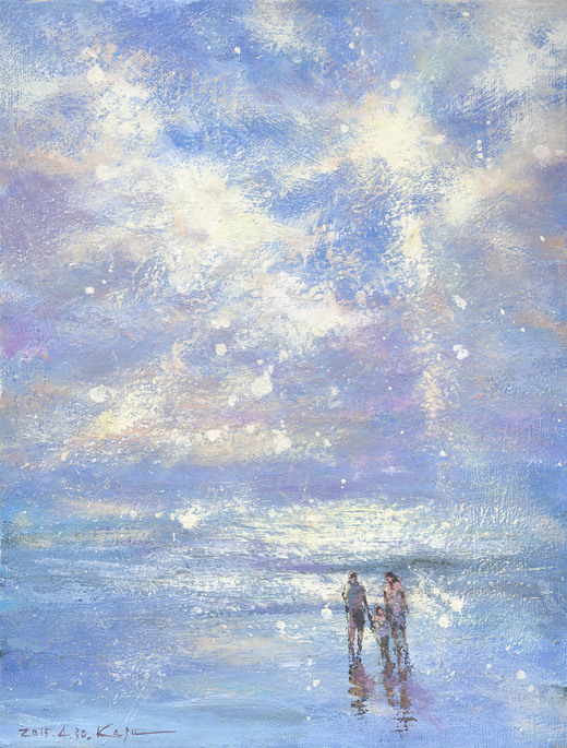 幸せな構図。 : 湘南・鎌倉・海の絵〜画家・亀山和明のblog