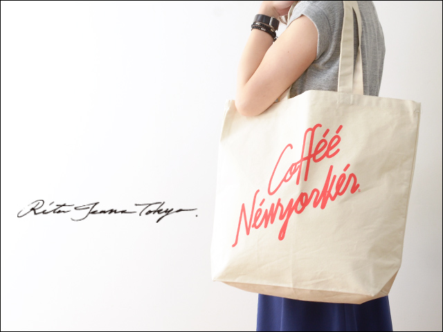 RITA JEANS TOKYO [リタ ジーンズ トーキョー] COFFEE NEWYORKER BAG トートバッグ [15HS BAG