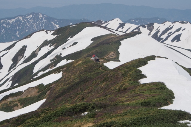 西俣の峰から頼母木山　2015/4/29_b0189948_23261536.jpg