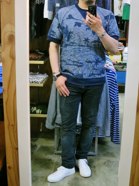 BIRVIN UNIFORM ・・・ 洒落乙なジャガード織りTEE!★!_d0152280_2134713.jpg