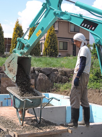 高根町K本さん邸の現場より 9_a0211886_1361063.jpg