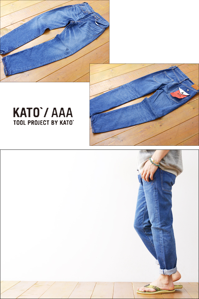 KATO\'AAA [カトートリプルエー] VINTAGE NARROW STRAIGHT FIT DENIM [AP125BVW] MEN\'S_f0051306_20535859.jpg