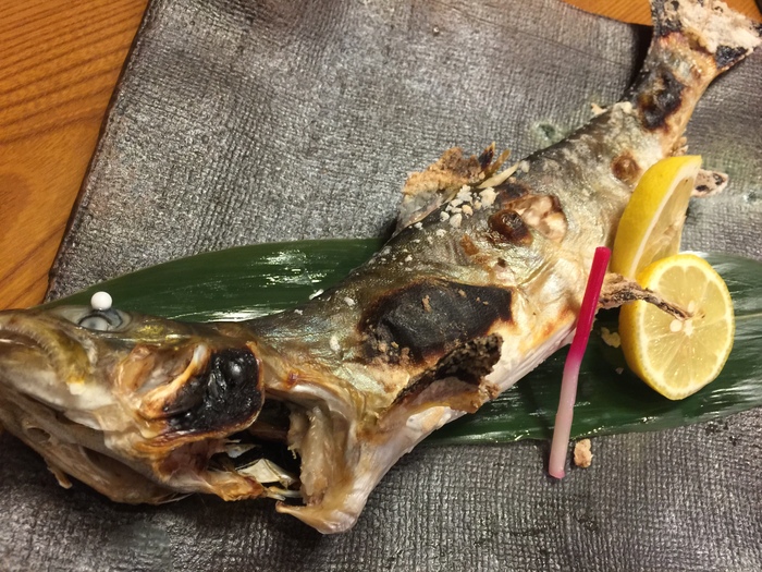 しょーちゃん持込のサクラマス&岩魚_c0110051_2351336.jpg