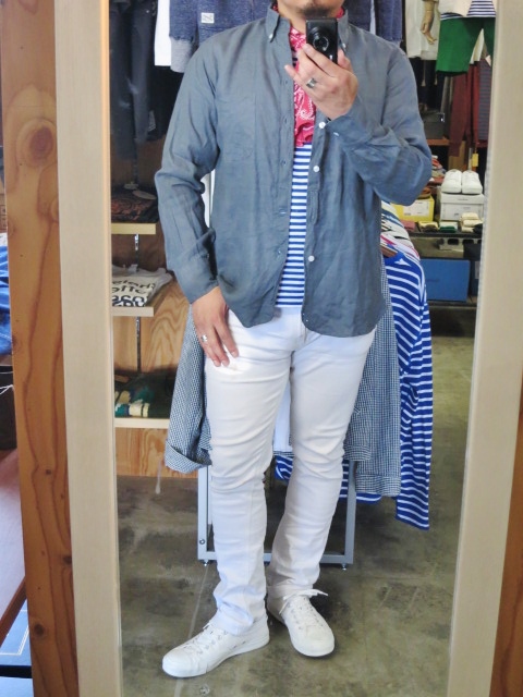 大人の夏を表現する時が来ましたョ~・・・ James Mortimer By LINEN(麻) B/D SHIRTS!★!_d0152280_1675077.jpg