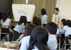 新潟青陵高等学校においてワークショップ「ちがうっておもしろい!」を行いました。_c0167632_1856448.jpg