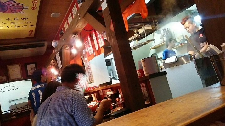 モヒカンラーメン@ 試験場駅前 (久留米 ラーメン修行・その1)_c0212604_17145867.jpg