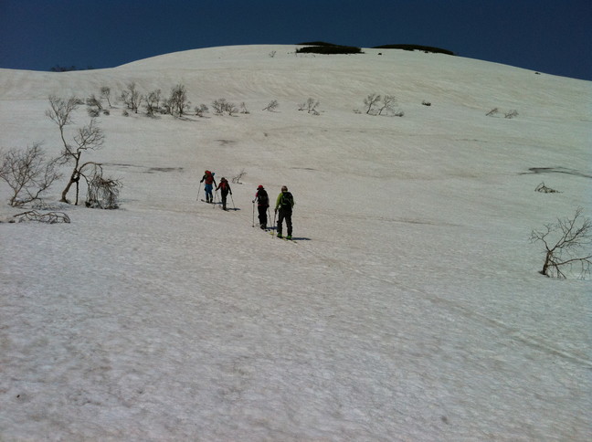 2015年4月『残雪を求めて、その１ －ニセコ白樺岳・前目国内岳－』 April 2015 \"Spring Ski No.1\"_c0219616_513863.jpg