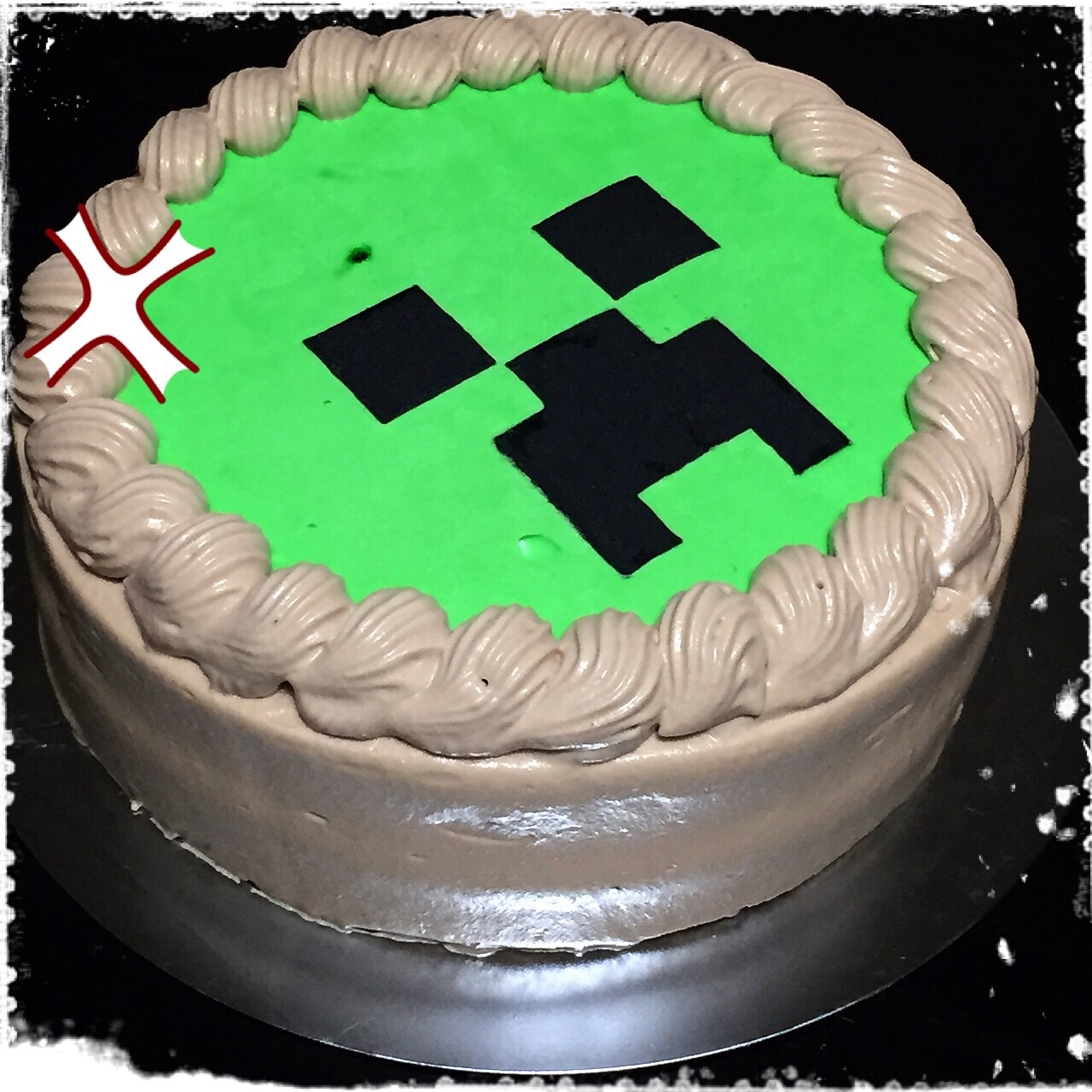 マイクラ 匠ケーキ Minecraft Creeper Cake 幸せなトカゲ おもにケーキをつくってます