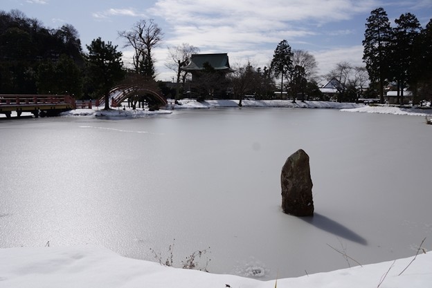 ☆青空の下、雪化粧に彩られた横浜／称名寺！_c0168984_20551049.jpg