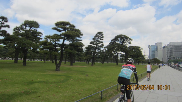 5/4（月）　東京都心 （品川・神宮・皇居・お台場） 59km  ツーリング　面白かった！_c0133096_13481330.jpg