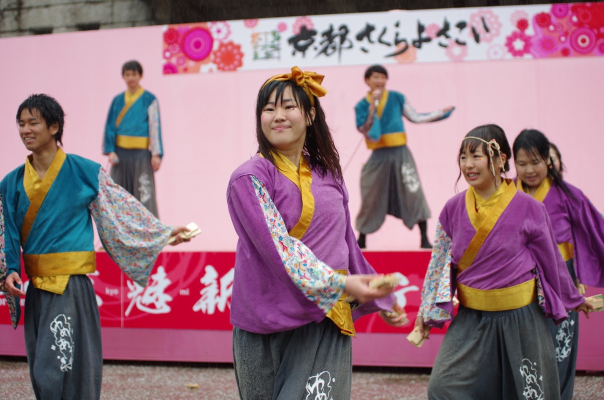 京都さくらよさこい２０１５二日目その１０（有閑踊り子一座飛舞人）_a0009554_2250224.jpg