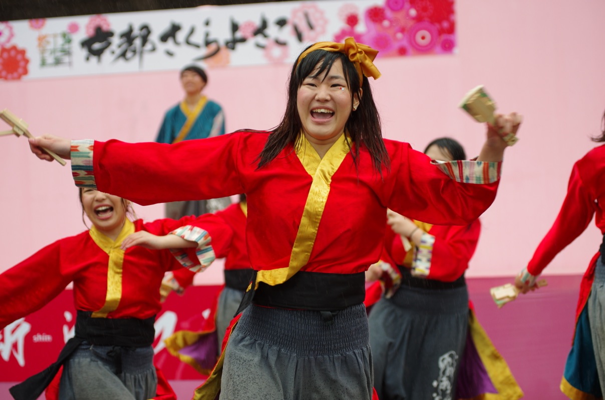 京都さくらよさこい２０１５二日目その１０（有閑踊り子一座飛舞人）_a0009554_2251729.jpg