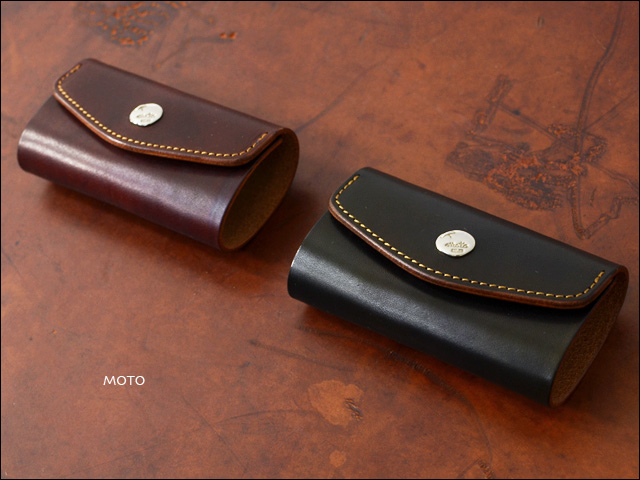 moto leather＆silver [モトレザー] イタリアンカーフ key case キー 