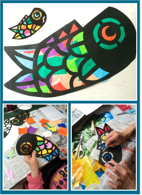 新品入荷 鯉のぼり ステンドグラス 絵画 タペストリ 105円blog Grupostudio Com Br