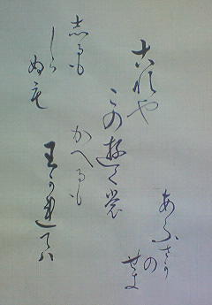 壁は高し・・・&臨書_d0285885_14070439.jpg
