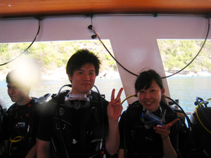ワイワイと楽しく潜ってきました!_f0144385_8485533.jpg