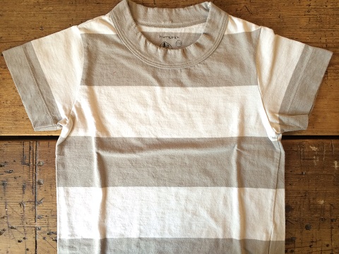 homspun kid\'s : 太ボーダー半袖 T シャツ_a0234452_20433974.jpg