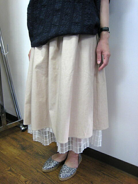 ｃｌｏｃｈｅ （ クロッシェ ）　リバーシブルＳＫ ＢＥＩＧＥ２_a0089359_13245932.jpg