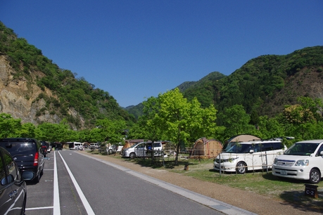 初利用★青川峡キャンピングパーク（２日目）_c0113733_7414412.jpg