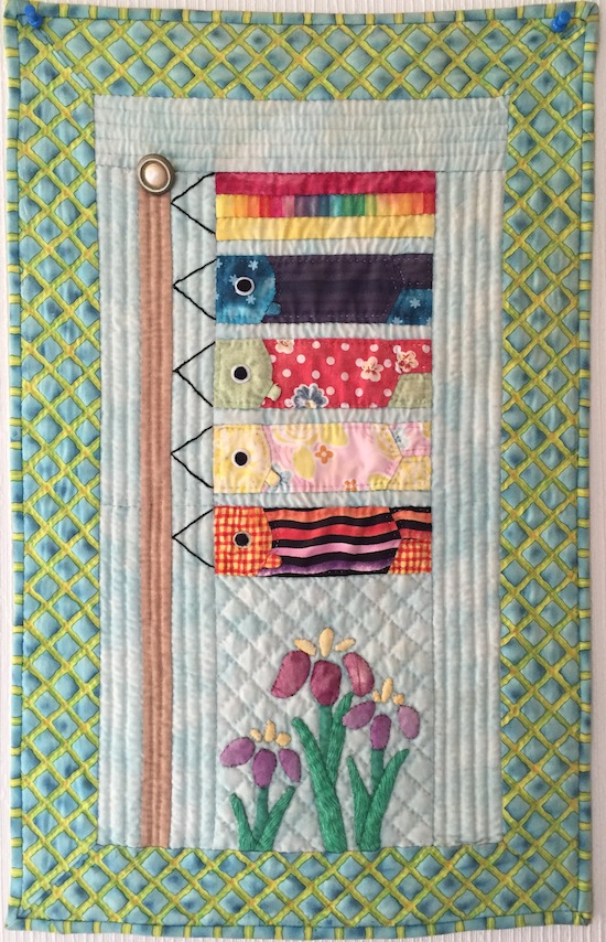 ママのパッチワーク ベッドカバーその2とタペストリー : 羊毛