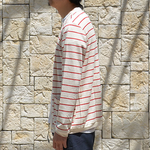 Striped Linen Jersey Cardigan -FRANK LEDER-_d0158579_15273982.jpg