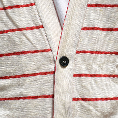 Striped Linen Jersey Cardigan -FRANK LEDER-_d0158579_15275294.jpg
